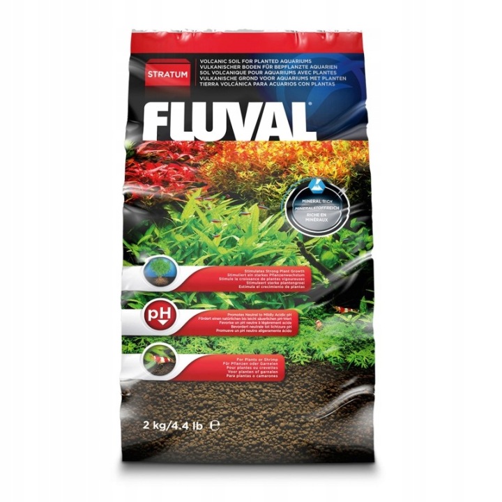 Fluval Stratum 2 kg | substrát pre krevety a rastlinné akvárium